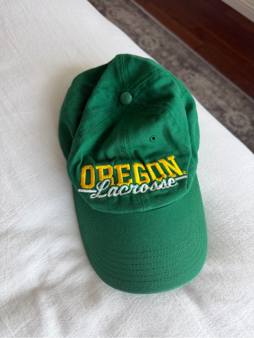 Oregon Green Embroidered Baseball Cap